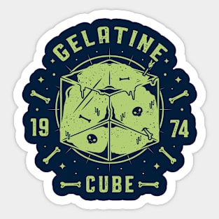 Gelatine Cube Sticker